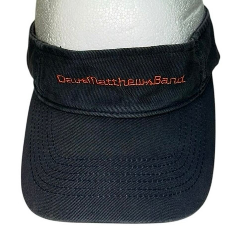 Vintage Dave Matthews Band DMB Navy Orange Adjustable Visor Concert Merch OSFM